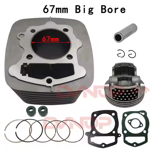 67mm Motorcycle Cylinder Piston Gasket for LONCIN RE250 CRF230 GP250 CB250 GTY TGR CQR KAYO BSE 250 