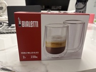 Bialetti 雙層玻璃咖啡杯  230ml 2個裝