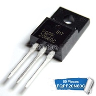 50pcs FQPF20N60C TO-220F 20N60 20N60C FQPF20N60 TO-220 20A 600V N-Channel MOSFET,guaranteed quality