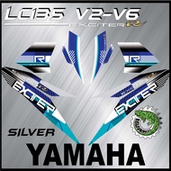 STICKER STRIPE MOTOR  YAMAHA  LC135 exciter r v2-v6