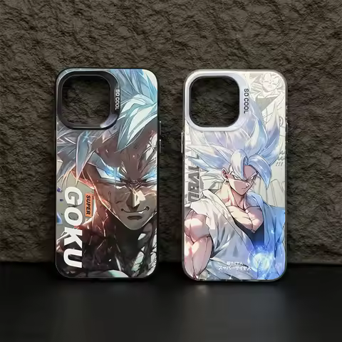 Luxury Dragon Ball Phone Case Goku Case for IPhone 15 14 13 12 11 XS XR X 8 7 SE Pro Max Plus Mini B