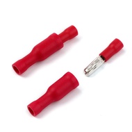 100PCS Insulated Female/Male Bullet Wire Connector  Butt Electrical Crimp Terminal Connector Kit for