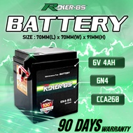 ROKER-BS BATERI BATTERY GEL 6N4-BS YAMAHA RXS Y80 HONDA C70 C90 SUZUKI RC80 RC100 / VOLT METER