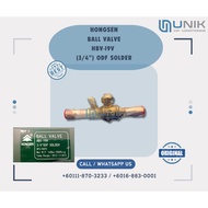 HONGSEN BALL VALVE HBV-19V  (3/4") ODF SOLDER