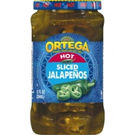 Ớt cắt ngâm Jalapeno Ortega 355ml (hũ thủy tinh)