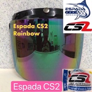 CS2 HELMET VISOR-(RAINBOW)