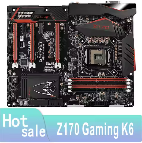 Z170 Gaming K6 Z170 Z170M DDR4 LGA 1151 Used 100% Testing ok