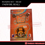 154 ET1500 Gasket Set Complete Packing + Packing Head 54mm 4-stroke Genset 1000 Watt 1500 Watt SOK/V