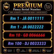 Malaysia Banknote Fancy Serial Number | RM1 RM10 RM100 Duit Kertas Nombor Cantik Collector Item