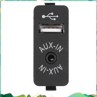 Car USB AUX In Plug Auxiliary Input Socket Adapter for  E81 E87 E90 F10 F12 E70 X4 X5 X6