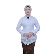 Kebaya Bordir Encim Senada Lengan Panjang Modern Terbaru Hijau Hitam Maroon Merah