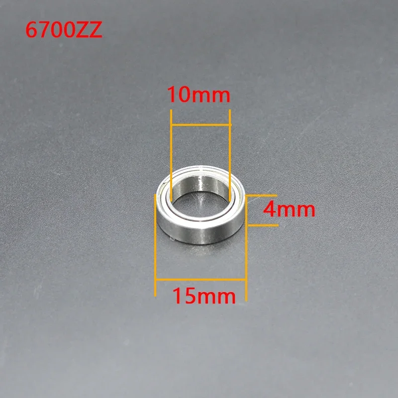 10/PCS 6700ZZ 6701ZZ 6702ZZ 6703ZZ Bearings High Quality 10x15x4 mm Miniature Seal Deep Groove Ball