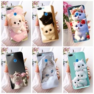 For Honor 9 Lite Case LLD-AL10 TL10 L31 L21 Cute Lovely Cartoon Cat Dog Cover Soft Silicone Phone Co