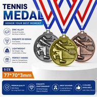 2.76 Inches Tennis Medal Interest Classes Third Place Souvenirs Affordable Medal