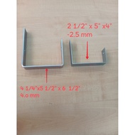 C -BRACKET 2 1/2" X 5"X 4" SIZE 2.5MM /THICKNESS