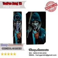 Original Garskin Mod Vape VooPoo Drag V2 Motif Anomious - Free Custom