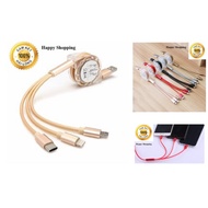 Multifunctional 3-in-1 fast charging cable