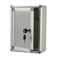 11 Inch Aluminum alloy Wall Mounted Mail Box Letter Post Storage Outdoor Lockable Key Suggestion Box