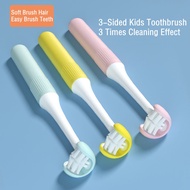 Kids 3-sided Toothbrush Baby U-shaped Toothbrush 3D Manual Toothbrushes Full Wrap Not Hurt Gums Supe