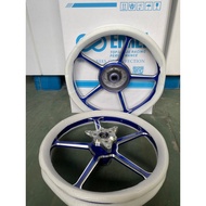 Enkei 505 CNC Mags 5 Spokes For Aerox 155 NVX 155 Front Disc brake 1.6*17 Rear Durm brake 1.85*17