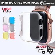 [SG] Transparent iWatch Case with Full Coverage Protection for iWatch Series 1/2/3/4/5/6/SE (Hard TPU)