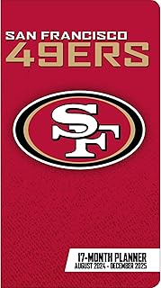 TURNER SPORTS San Francisco 49Ers 2025 17-Month Pocket Planner - PF (25998890558)