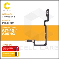Power On Off Ribbon For OPPO A74 4G CPH2219 / A95 4G Ribbon On Off (With Volume Flex Cable)