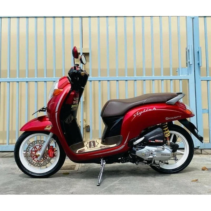 STRIPING STICKER LIS DECAL STANDAR ORI BERKUALITAS honda scoopy stylish 2019 red matte scoopy 2019 m