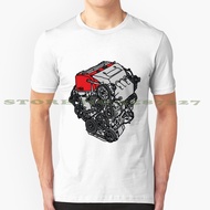 Honda Civic Type R Ep3 K20A Engine Cool Aesthetic Trendy Sexy Tee Japan Big Size Jdm Usdm
