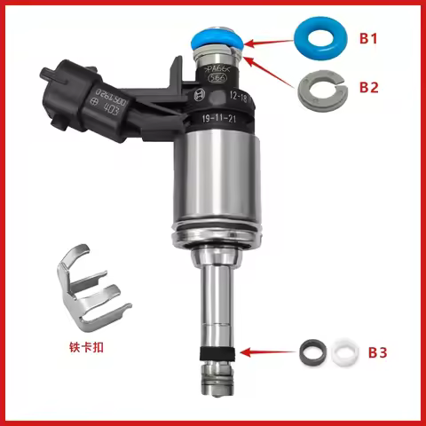 Suitable for modern Fiesta Kia K4 K5 Carens Seltos 1.6T GDI fuel injector sealing ring repair kit O-