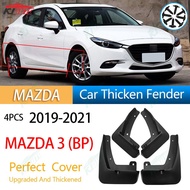 【Thickened and Upgraded】4 Pcs 2019-2021 Mazda 3 BP Custom Fenders Anti-collision and Dustproof Car Decoration Accessories