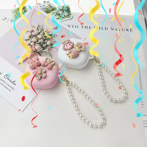 cartoon Cover For honor Choice Earbuds X7 Lite /X7Lite X7e /TiinLab S7 X7i /LCHSE 2 Pro Silicone Ear