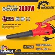 220V Electric Blower 3800W Powerful Blower Angin Machine Leaf Air Blower Dust Outdoor Gardening Blow