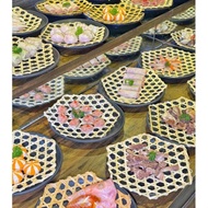 Bamboo grill, LUY TRE non-stick insulated bamboo steamer.