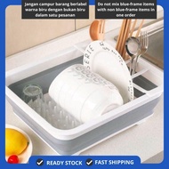 🔥 iGOZO Collapsible Dish Drainer Home Kitchen Pinggan Mangkuk Rumah Dapur Kering Singki Sink