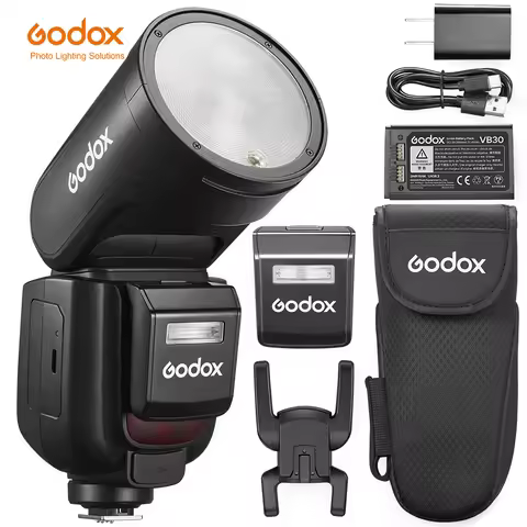 GODOX V1 PRO V1PRO Camera Flash TTL Auto Exposure Li-ion Round Head Wireless Speedlight For Canon So