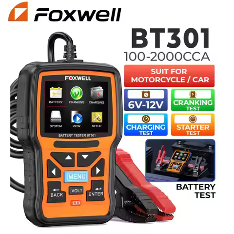6V 12V Car Battery Tester Automotive Battery Load Tester Digital Battery Analyzer Crank Charging Sys
