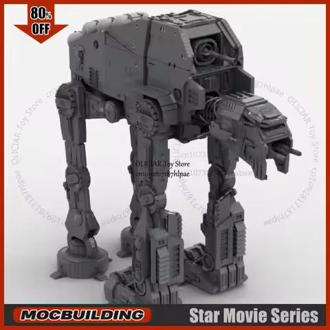 UCS Space Movie AT-M6 Walker MOC Building Blocks Technology Bricks DIY Assembly Collection Model Toy