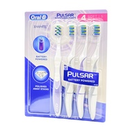 Pulsar 3D White Advanced Bacteria Guard Toothbrushes Pack of 4