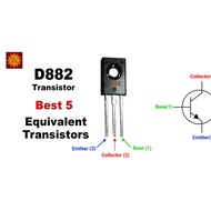 NPN TRANSISTOR BIPOLAR 2SD882 D882 PLANNING D9 KEHE