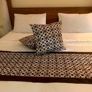 Set Bed Runner Hotel Cushion Cover