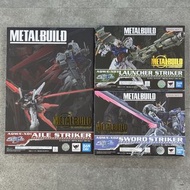 《 💼工作室交收🔅特價優惠🔅 》[ 🇯🇵 日版 魂限 ] 全新 現貨  METAL BUILD MB Striker  10th SET 突擊 高達 用 空戰 砲擊 重劍 背包 十週年 版 套裝