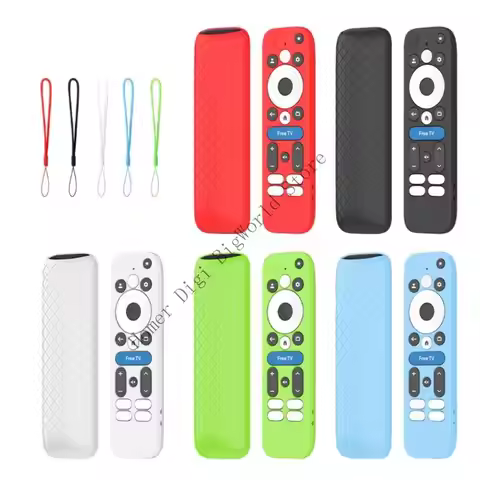 Silicone Protective Cover For onn.GoogleTV Box 4KPro Remote Control AntiSlip Case Shell Durability W