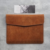 手工牛皮信封文件公文包电脑平板包 颜色款式可控制 礼物刻字订制