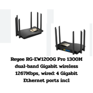 Reyee RG-EW1200G Pro 1300M dual-band Gigabit wireless 1267Mbps wired: 4 Gigabit Ethernet ports incl