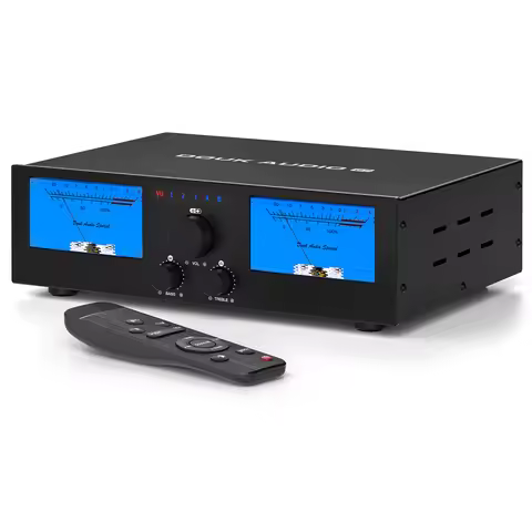 Douk Audio G7 HIFI 300W 2 Channel / 4 Channel Digital Amplifier Speaker Selector for Eversolo DMP-A6