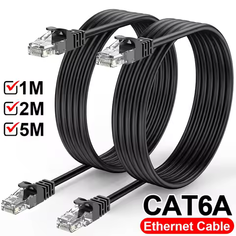 RJ45 Cat 6A Ethernet Cable 1000Mbps 250MHz High Speed Internet Network Cables for Computer Router Mo