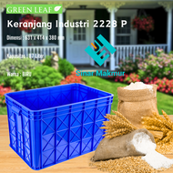Container Keranjang Industri Green Leaf / Container Keranjang Industri / Tempat Penyimpanan Barang G