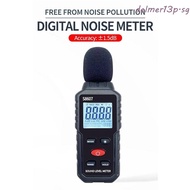 DELMER13P Decibelimeter, 30~130dB Handheld Noise Meter, Professional Digital 0.1 dB Environment dB M