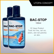 CZ BAC-STOP for Koi 100ml Bacteria & Fungal Treatment
